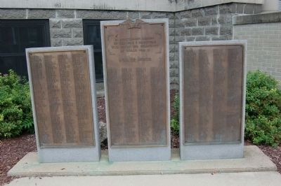 In Affectionate Memory of the Sons & Daughters Who Served Our Community in World War II Marker. Click for full size. In Affectionate Memory of the Sons & Daughters Who Served Our Community in World War II Marker image. Click for full size.