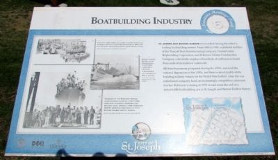 Boatbuilding Industry Marker image. Click for full size.