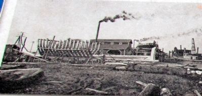 E.W. Heath Shipyard, Benton Harbor image. Click for full size.