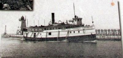 The Steam Freighter <i>Puritan</i>. Click for full size. The Steam Freighter <i>Puritan</i> image. Click for full size.