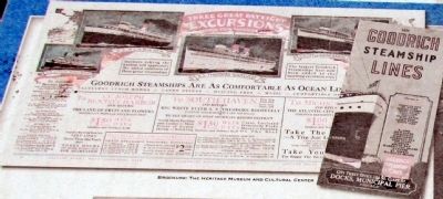 Goodrich Steamship Lines Brochure. Click for full size. Goodrich Steamship Lines Brochure image. Click for full size.