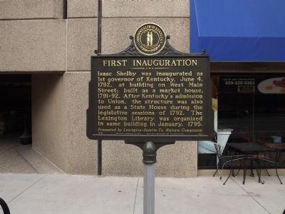 First Inauguration Marker image. Click for full size.
