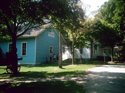 Mill Race Historical Village - school & church. Click for full size. Mill Race Historical Village - school & church image. Click for full size.