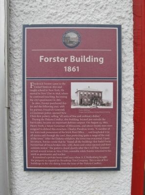 Forster Building Marker. Click for full size. Forster Building Marker image. Click for full size.