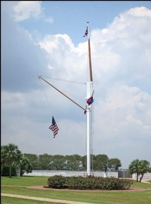 Flag in the yacht club image. Click for full size.