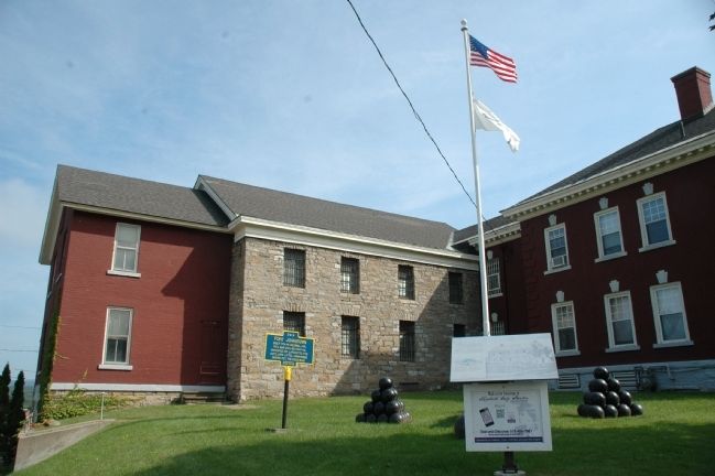 Fort Johnstown Marker(s). Click for full size. Fort Johnstown Marker(s) image. Click for full size.