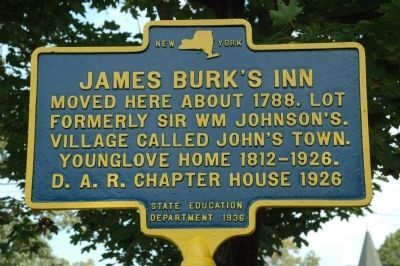James Burk's Inn Marker image. Click for full size.