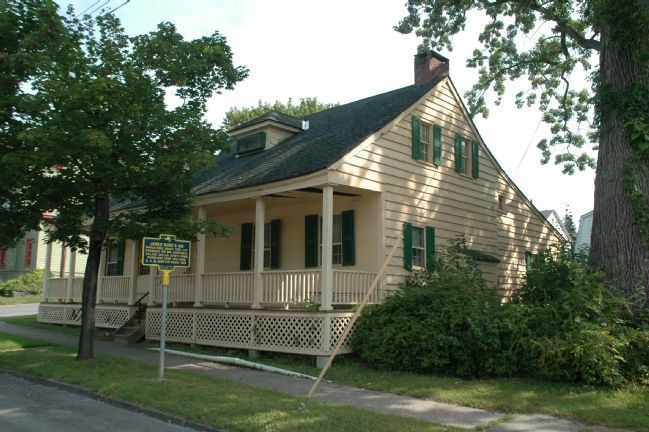 James Burk's Inn & Marker image. Click for full size.