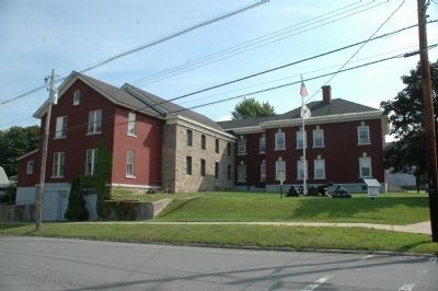 Fort Johnstown & Marker. Click for full size. Fort Johnstown & Marker image. Click for full size.