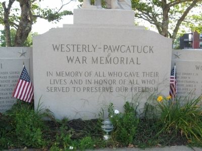 Westerly – Pawcatuck War Memorial image. Click for full size.