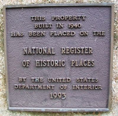 Frank Hughes Memorial Library NRHP Marker. Click for full size. Frank Hughes Memorial Library NRHP Marker image. Click for full size.