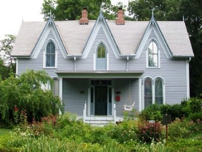 Goldman-Duckworth House and Marker image. Click for full size.