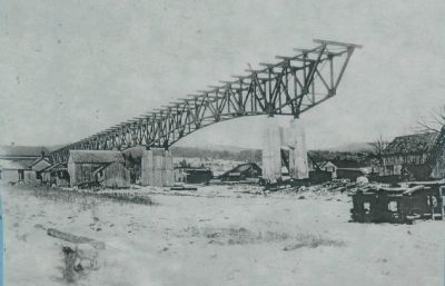 Building the Batchellerville Bridge - Marker Detail image. Click for full size.