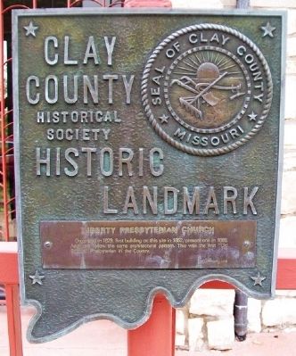 Liberty Presbyterian Church Marker. Click for full size. Liberty Presbyterian Church Marker image. Click for full size.