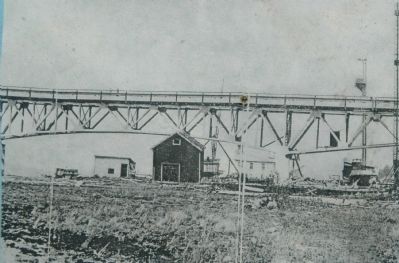 Building the Batchellerville Bridge - Marker Detail image. Click for full size.