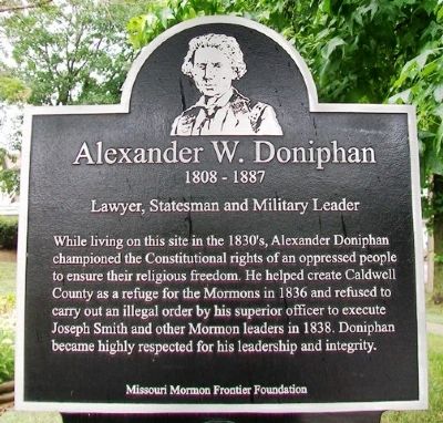 Alexander W. Doniphan Marker image. Click for full size.