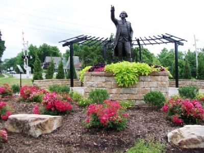 Kansas City to Liberty to Excelsior Springs Interurban Depot Marker image. Click for full size.