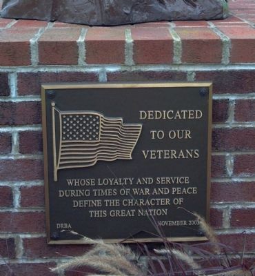 Delaware River and Bay Authority Veterans Dedication Marker image. Click for full size.