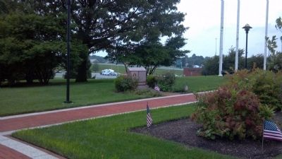 Wounded Combat Veterans Memorial Marker. Click for full size. Wounded Combat Veterans Memorial Marker image. Click for full size.