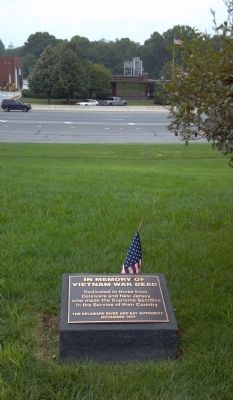 Delaware River and Bay Authority Vietnam Memorial Marker. Click for full size. Delaware River and Bay Authority Vietnam Memorial Marker image. Click for full size.