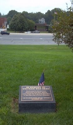 Delaware River and Bay Authority Vietnam Memorial Marker image. Click for full size.