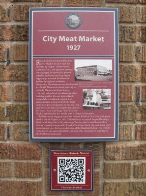City Meat Market Marker image. Click for full size.
