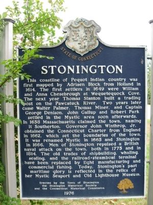 Stonington Marker image. Click for full size.