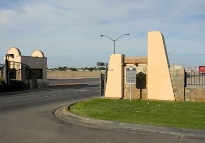 Wide view of the Fort Bliss at Lanoria Mesa Marker image. Click for full size.