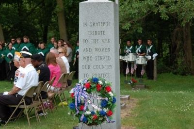 Savanna Community Veterans Memorial Marker. Click for full size. Savanna Community Veterans Memorial Marker image. Click for full size.