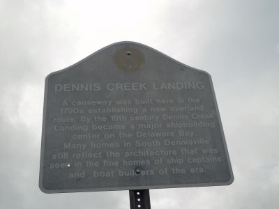 Dennis Creek Landing Marker. Click for full size. Dennis Creek Landing Marker image. Click for full size.