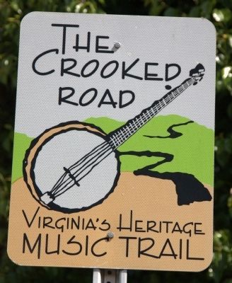 The Crooked Road — Virginias Heritage Music Trail Sign image. Click for full size.