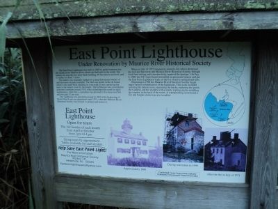 East Point Lighthouse Marker image. Click for full size.