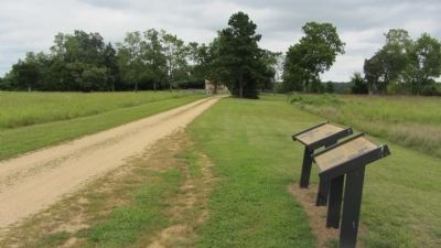 Mount Calvert, Early Town Marker. Click for full size. Mount Calvert, Early Town Marker image. Click for full size.