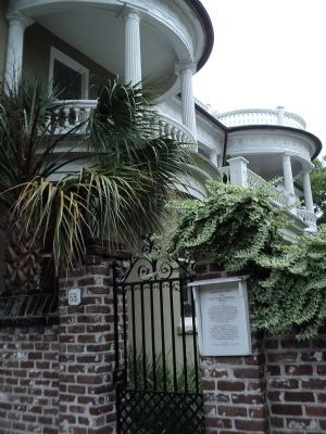 John Cordes Prioleau House Marker image. Click for full size.