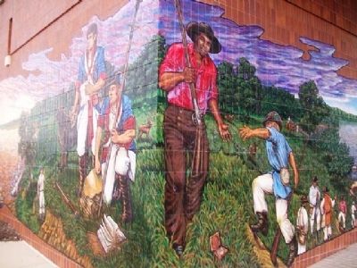 Lewis and Clark Mural Detail image. Click for full size.