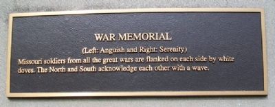 War Memorial Mural Marker image. Click for full size.