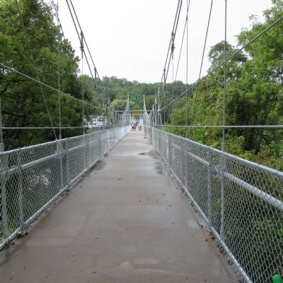 Lumberville - Ravenrock Toll-Supported Pedestrian Bridge image. Click for full size.