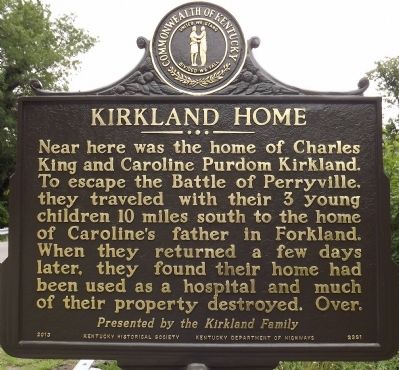 Kirkland Home Marker image. Click for full size.