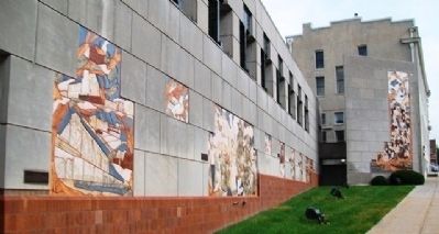 Murals at William S. Brandom Law Enforcement Center image. Click for full size.