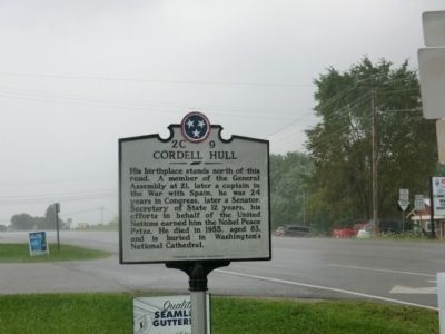 Cordell Hull Marker image. Click for full size.