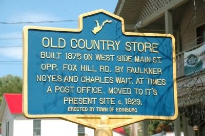 Old Country Store Marker. Click for full size. Old Country Store Marker image. Click for full size.