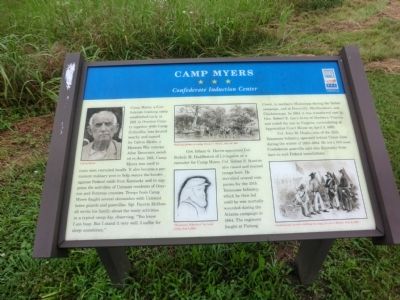 Camp Myers Marker image. Click for full size.