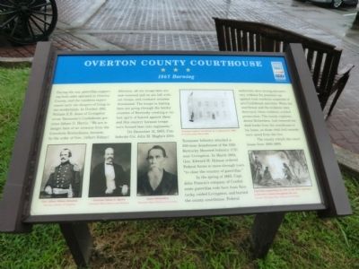 Overton County Courthouse Marker image. Click for full size.
