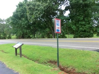 Camp Zollicoffer Marker. Click for full size. Camp Zollicoffer Marker image. Click for full size.