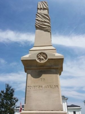 Civil War Monument - Right Side image. Click for full size.