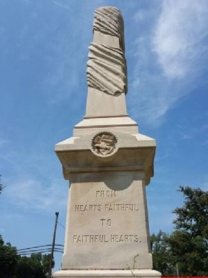 Civil War Monument - Rear image. Click for full size.