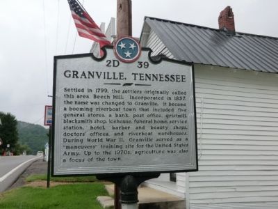 Granville, Tennessee Marker image. Click for full size.