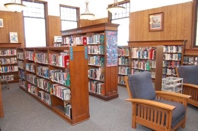 Savanna Public Library Interior View image. Click for full size.