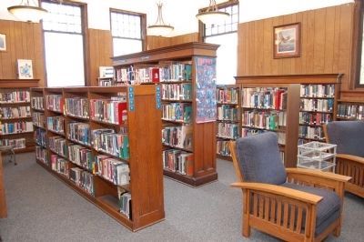 Interior of Savanna Public Library. Click for full size. Interior of Savanna Public Library image. Click for full size.