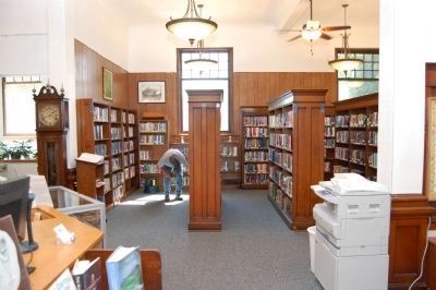 Interior of Savanna Public Library. Click for full size. Interior of Savanna Public Library image. Click for full size.